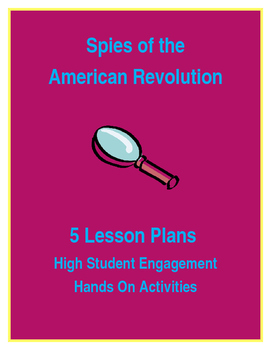 Preview of Spies of the American Revolution Unit
