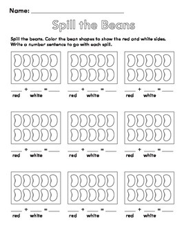 Spill the 10 frame Math Game by Teacher In | TpT