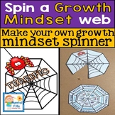 Spin A Growth Mindset Web: CBT Spinner Craft and Worksheets