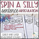 Spin A Silly Sentence: Articulation Homework