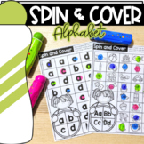 Spin & Cover Alphabet Activity | Letter Identification for