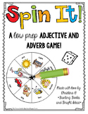 Spin It!- Adjective and Adverb Game