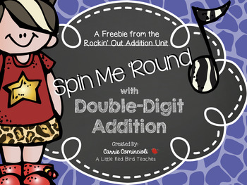 Preview of Spin Me Round - Double Digit Addition Game