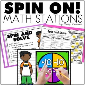 Spin On! (Ten Math Stations with Spinners)