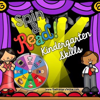Preview of Spin & Read - Kindergarten Skills