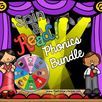 Preview of Spin & Read - Phonics Bundle