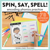 Spin, Say, Spell: Phonics Center for K, 1st, and 2nd Grade