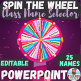 Spin The Wheel Digital Class Name Selector for PowerPoint 