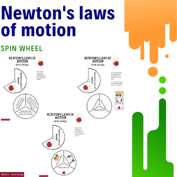 Preview of Spin Wheel Bundle: Newton's Laws of Motion with Exciting Spin Wheel Activities