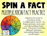 Spin-a-Fact Multiplication Sheets and Bookmarks
