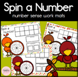 Spin a Number Kindergarten Math Activity for Number Sense