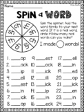 Spin a Word Blends and Digraphs Worksheets Consonant Digra