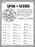 Spin a Word Long and Short Vowel Worksheets