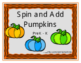 Spin and Add Pumpkins - Small Group / Folder Game for Math