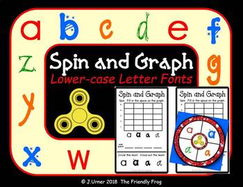 Preview of Spin and Graph Lower-case Letter Fonts