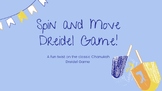 Spin and Move Dreidel Gross Motor Game for Chanukah/Hanukkah