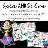 Spin and Solve Addition & Subtraction to 20