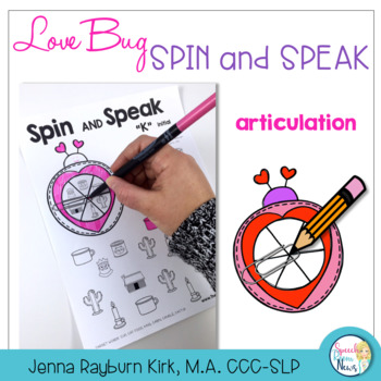 Preview of Spin and Speak™: Love Bugs for Valentine's Day