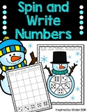 Snowman Math FREEBIE! {Spin and Write Numbers}