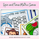 Spin and times Maths Games