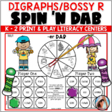 Phonics Bingo Dabber: Bossy R & Digraphs
