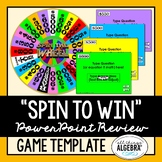 Spin to Win Game Template - For ALL Ages and Subjects