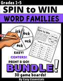 Spin to Win Word Families Game Bundle