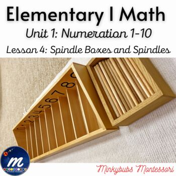 Preview of Spindle Boxes and Spindles Montessori Math Lesson Plan Numeration BC Curriculum