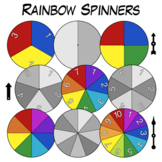 Rainbow Spinner Clip Art
