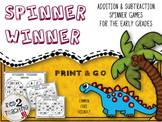 Spinner Games - Addition and Subtraction (Differentiated)
