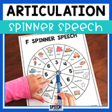 Spinner Speech Articulation Activity