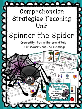 Preview of Spinner the Spider - Reading Comprehension Strategy Teaching Unit - Beanie Baby