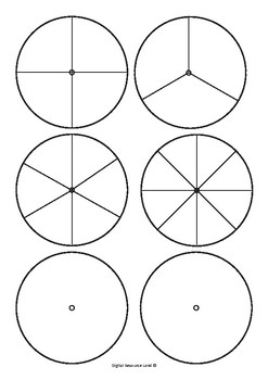 Spinners - 5 Spinner types - 1/3, 1/4, 1/6, 1,8 and blank. | TpT