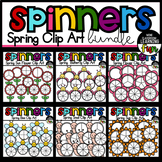 Spinners for Spring Clip Art Bundle