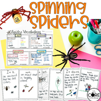 Preview of Spinning Spiders Read Aloud Lessons - Spider Nonfiction Reading Comprehension