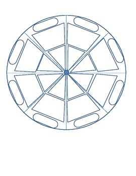 Preview of Spinning Wheel Blank Template