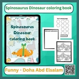 Spinosaurus Dinosaur coloring book