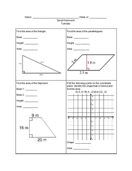 trapezoids and parallelograms common core geometry homework answers
