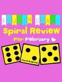 Spiral Math Review for February- Fourth Grade Edition