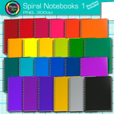 Spiral Notebook Clipart: 25 School Supplies Clip Art Trans