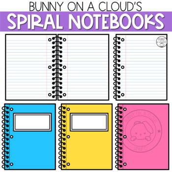 spiral notebook clip art