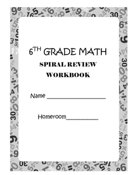 Preview of Spiral Review Workbook/Homework 6th Grade VA SOL Aligned