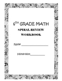 Spiral Review Workbook/Homework 6th Grade VA SOL Aligned