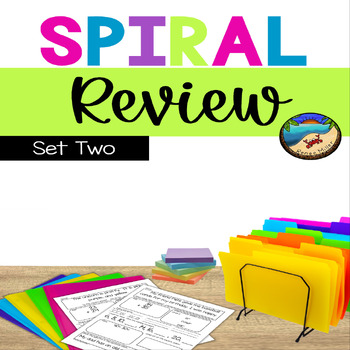 Preview of Spiral Review Worksheets for Summer School or Back to School