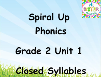 Preview of Spiral Up Phonics SMARTBOARD Unit 1 Closed Syllables