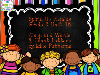 Preview of Spiral Up Phonics SMARTBOARD Unit 18 Silent Letters and Compound Words