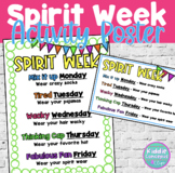 Spirit Week Activities Poster