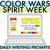 Spirit Week: COLOR WARS | Writing Prompts