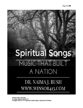 Preview of Spiritual Songs, History of the Negro Spiritual Homeschool/Teaching Curriculum