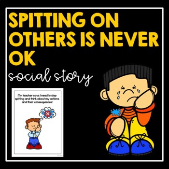 clipart of child spitting